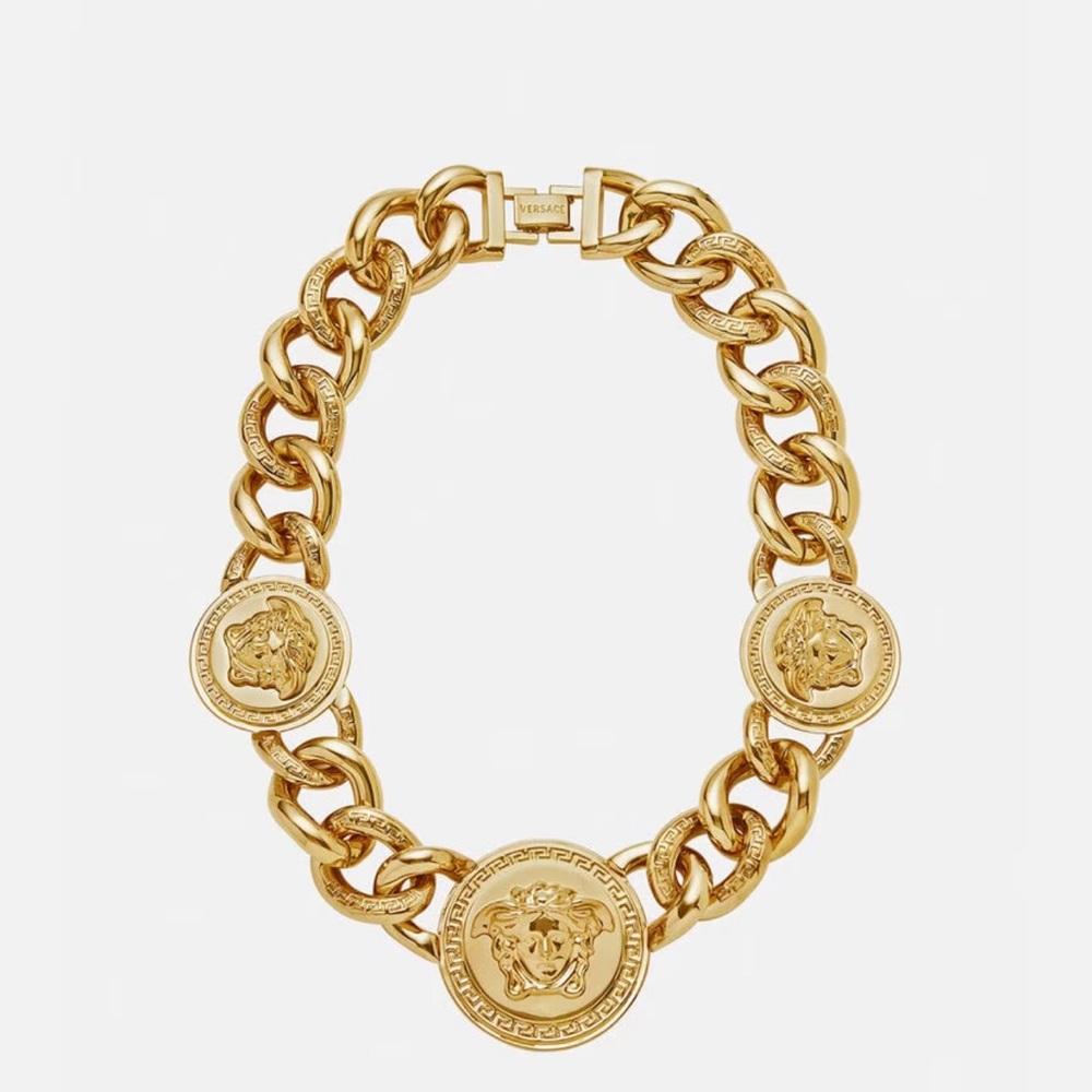 Versace Gold Iconic Medusa Necklace